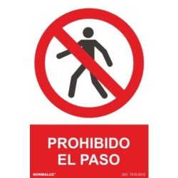 SEÑAL PROHIBIDO EL PASO